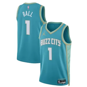Meraviglioso Attraente Versatile LaMelo Ball Charlotte Hornets Jordan Brand Unisex 2023/24 Swingman Jersey Teal City Edition