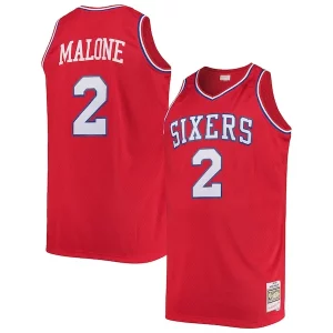 Moderno Accattivante Trendy Moses Malone Philadelphia 76ers 1982/83 Big & Tall Hardwood Classics Swingman Jersey Red
