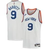 Gorgeous Carino RJ Barrett New York Knicks Nike Youth 2021/22 Swingman Player Jersey Classic Edition White