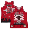 Resistente Chicago Bulls x Tats Cru Hardwood Classics Fashion Jersey Red