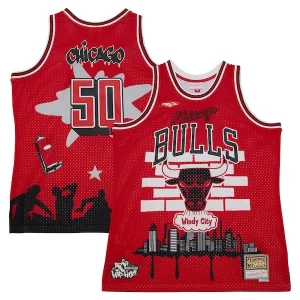 Resistente Chicago Bulls x Tats Cru Hardwood Classics Fashion Jersey Red