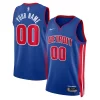 Robusto Accattivante Carino Detroit Pistons Nike Unisex Swingman Custom Jersey Blue Icon Edition