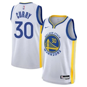 Duraturo Ottimo Stephen Curry Golden State Warriors Nike Youth Swingman Jersey Association Edition White