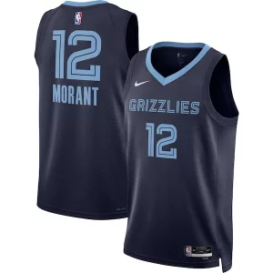 Meraviglioso Prestigioso Ja Morant Memphis Grizzlies Nike Unisex Swingman Jersey Icon Edition Navy/White