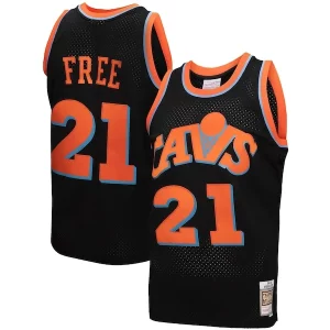 Elegante Cleveland Cavaliers 1984 85 Hardwood Classics World B. Free Reload 3.0 Swingman Jersey Black