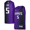 Attraente Sofisticato Trendy De'Aaron Fox Sacramento Kings Jordan Brand Youth Swingman Jersey Statement Edition Purple
