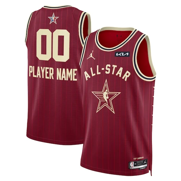 Stupendo Jordan Brand Unisex 2024 NBA All Star Game Swingman Custom Jersey Crimson