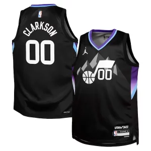 Comodo Bellissimo Delizioso Jordan Clarkson Utah Jazz Jordan Brand Youth Swingman Jersey Statement Edition Black