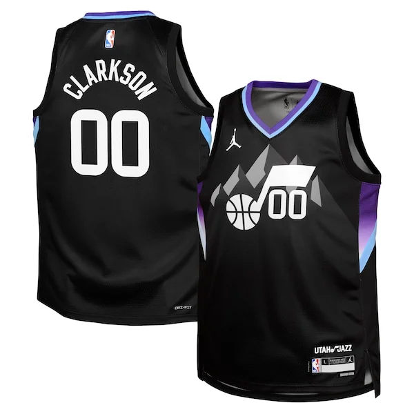Comodo Bellissimo Delizioso Jordan Clarkson Utah Jazz Jordan Brand Youth Swingman Jersey Statement Edition Black