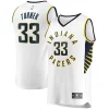 Classico Myles Turner Indiana Pacers Fast Break Replica Player Jersey White Association Edition