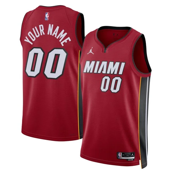 Prestigioso Stupendo Resistente Miami Heat Jordan Brand Unisex 2022/23 Swingman Custom Jersey Statement Edition Red