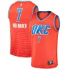 Prestigioso Fascinante Chet Holmgren Oklahoma City Thunder Fast Break Replica Player Jersey Statement Edition Orange