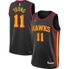 Sofisticato Trae Young Atlanta Hawks Jordan Brand Youth Swingman Jersey Statement Edition Black
