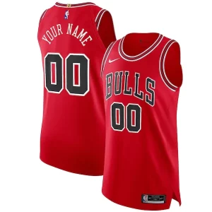 Duraturo Chicago Bulls Nike Authentic Custom Jersey Red Icon Edition