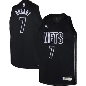 Sofisticato Delizioso Bellissimo Kevin Durant Brooklyn Nets Jordan Brand Youth Swingman Jersey Statement Edition Black