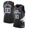 Delizioso LA Clippers Jordan Brand Unisex 2022/23 Swingman Custom Jersey Statement Edition Black
