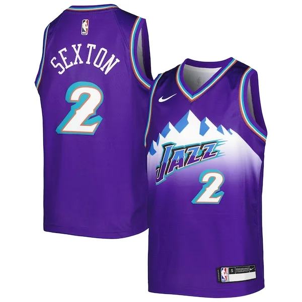 Carino Ottimo Collin Sexton Utah Jazz Nike Youth 2022/23 Swingman Jersey City Edition Purple