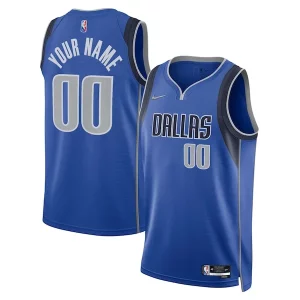 Gorgeous Dallas Mavericks Nike 2021/22 Diamond Swingman Custom Jersey Icon Edition Blue