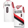 Versatile Damian Lillard Portland Trail Blazers Nike Youth Swingman Jersey Association Edition White