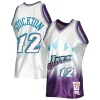 Classico Gorgeous Ottimo John Stockton Utah Jazz 1996/97 Hardwood Classics 75th Anniversary Swingman Jersey Platinum