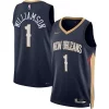 Resistente Comodo Zion Williamson New Orleans Pelicans Nike 2021/22 Diamond Swingman Jersey Icon Edition Navy