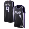 Duraturo Resistente Moderno Kevin Huerter Sacramento Kings Nike Unisex Swingman Jersey Association Edition Black