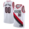 Comodo Raffinato Gorgeous Portland Trail Blazers Nike Unisex Swingman Custom Jersey White Association Edition