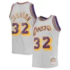 Versatile Magic Johnson Los Angeles Lakers 1984 85 Hardwood Classics Reload 2.0 Throwback Swingman Jersey Gray