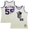 Moderno Jason Williams Sacramento Kings Chainstitch Swingman Jersey Cream