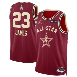 Cool Moderno LeBron James Jordan Brand Unisex 2024 NBA All Star Game Swingman Jersey Crimson