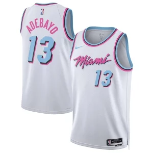 Accattivante Bam Adebayo Miami Heat Nike Unisex 2024/25 Swingman Player Jersey City Edition White
