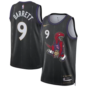 Comodo RJ Barrett Toronto Raptors Nike Unisex 2024/25 Swingman Player Jersey City Edition Black