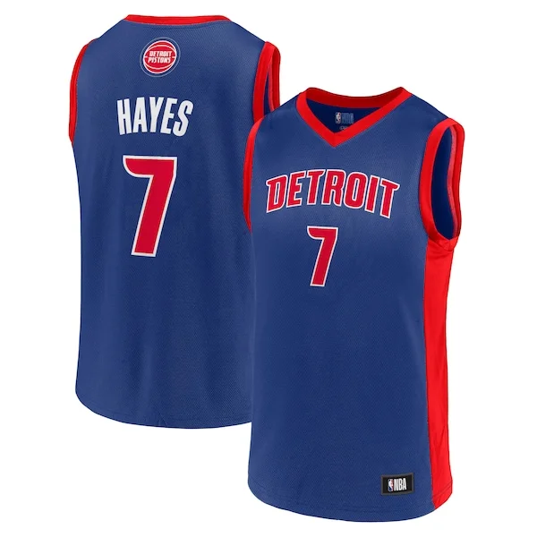 Fantastico Delizioso Moderno Men's Killian Hayes Blue Detroit Pistons Team Player Jersey