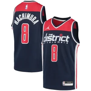 Pratico Trendy Rui Hachimura Washington Wizards Jordan Brand Youth 2020/21 Swingman Player Jersey Statement Edition Navy