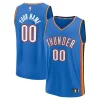 Accattivante Duraturo Oklahoma City Thunder Youth Fast Break Custom Replica Jersey Icon Edition Blue