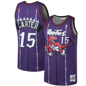 Eccezionale Bellissimo Trendy Vince Carter Toronto Raptors 1998/99 Hardwood Classics Swingman Jersey Purple/White