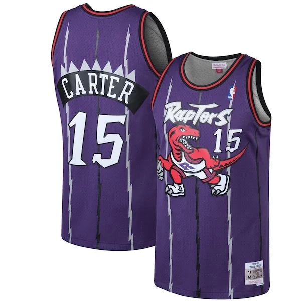 Eccezionale Bellissimo Trendy Vince Carter Toronto Raptors 1998/99 Hardwood Classics Swingman Jersey Purple/White