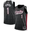 Duraturo Raffinato Comodo Anfernee Simons Portland Trail Blazers Nike Unisex 2024/25 Swingman Player Jersey City Edition Black