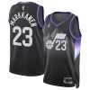 Magnifico Eccezionale Lauri Markkanen Utah Jazz Jordan Brand Unisex 2024/25 Swingman Jersey Statement Edition Black