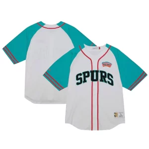 Lussuoso Elegante San Antonio Spurs Practice Day Baseball Jersey White