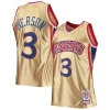 Cool Incantevole Allen Iverson Philadelphia 76ers 75th Anniversary 1996/97 Hardwood Classics Swingman Jersey Gold