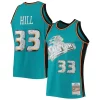 Robusto Grant Hill Detroit Pistons 1998/99 Hardwood Classics NBA 75th Anniversary Diamond Swingman Jersey Teal