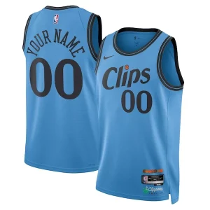 Bellissimo Accattivante LA Clippers Nike Unisex 2024/25 Custom Swingman Jersey City Edition Light Blue