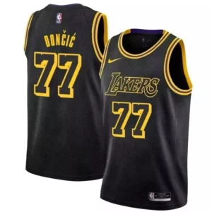 Versatile Luka Dončić Los Angeles Lakers Nike Mamba Edition Jersey Black
