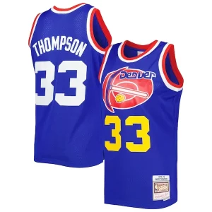 Splendido Incantevole Fantastico David Thompson Denver Nuggets Hardwood Classics 1975/76 Swingman Jersey Royal