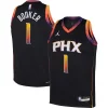 Trendy Moderno Elegante Devin Booker Phoenix Suns Jordan Brand Youth Swingman Jersey Statement Edition Black