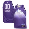 Resistente Ottimo Jordan Clarkson Utah Jazz Nike Youth 2024/25 Swingman Player Jersey City Edition Purple