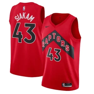Prestigioso Lussuoso Pascal Siakam Toronto Raptors Nike 2020/21 Icon Swingman Jersey Red