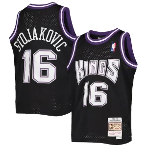 Splendido Gorgeous Resistente Peja Stojakovic Sacramento Kings Youth 2001/02 Hardwood Classics Swingman Jersey Black