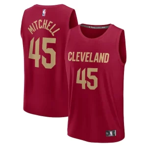 Resistente Bellissimo Moderno Donovan Mitchell Cleveland Cavaliers Youth Fast Break Replica Player Jersey Icon Edition Wine
